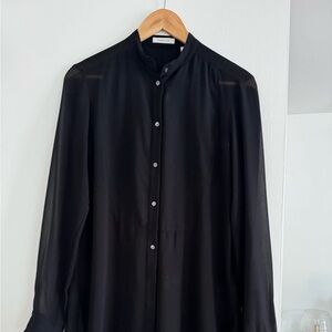 Babayon tuxedo shirt (sheer) size small